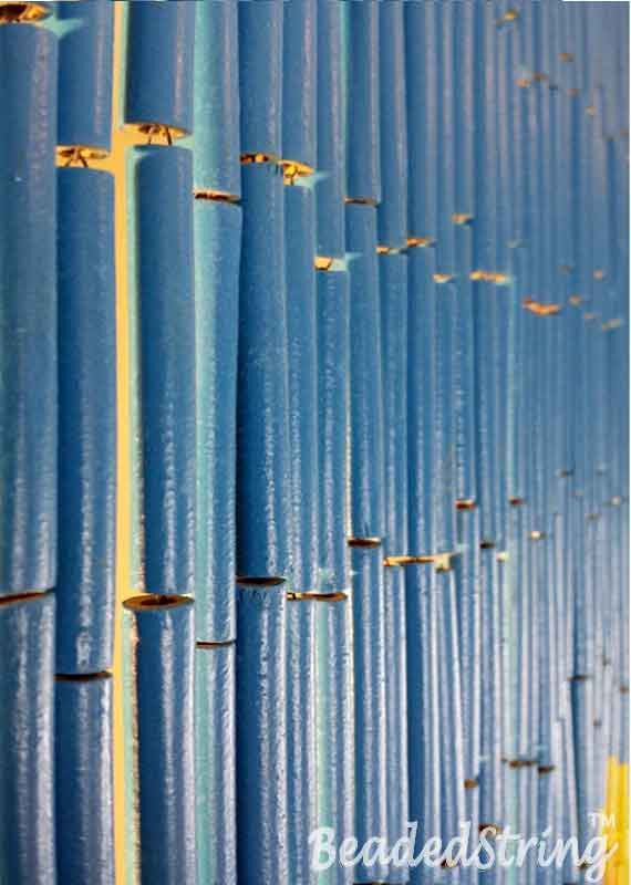 beaded curtain-bamboo-Sunflower2