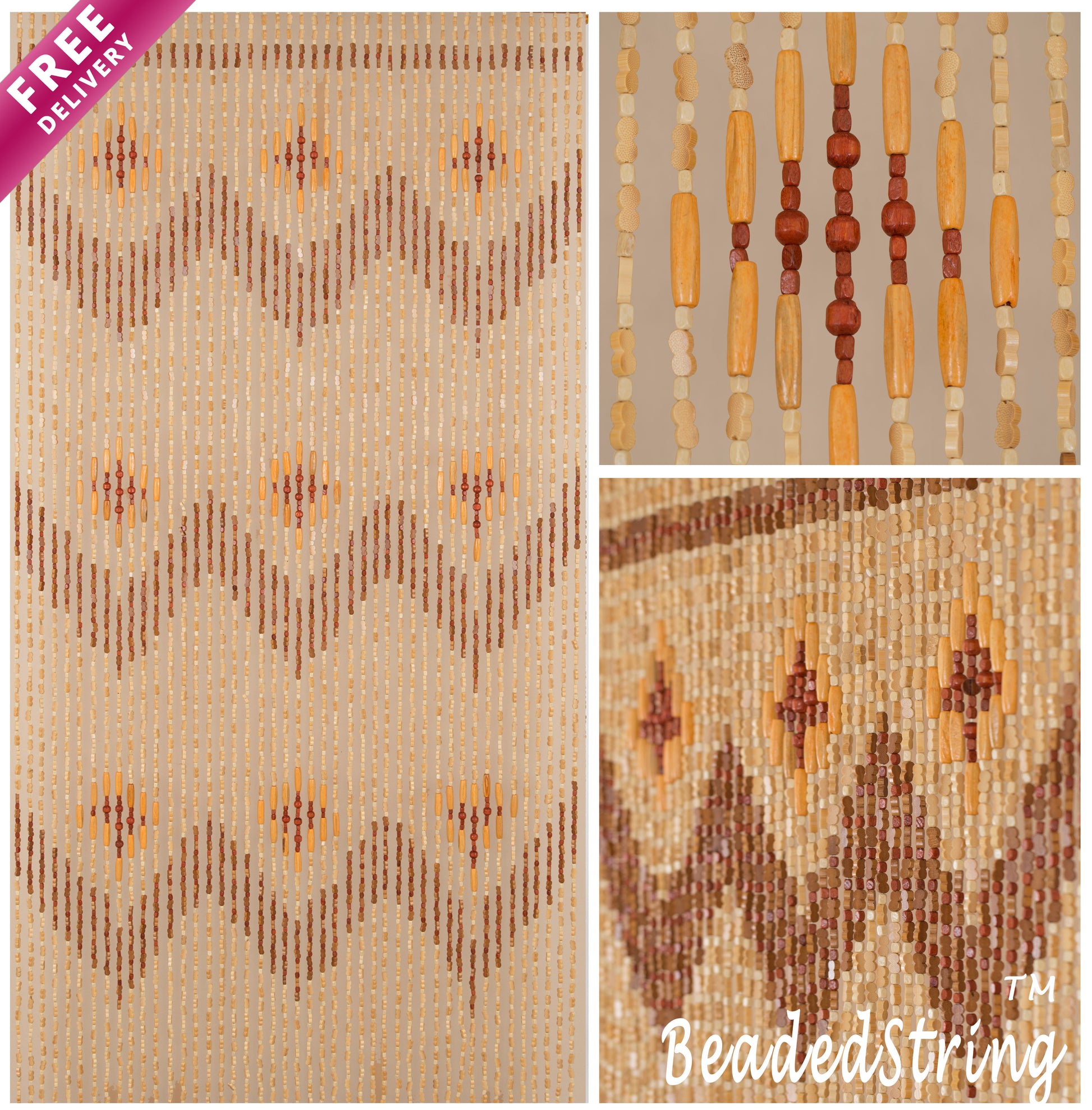 beaded curtain-wood-Bamboo-Garden-1